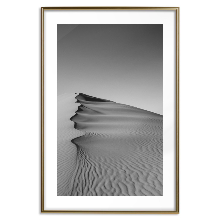 Wall Poster Desert in Morocco - black and white landscape amid hot sands 116504 additionalImage 14