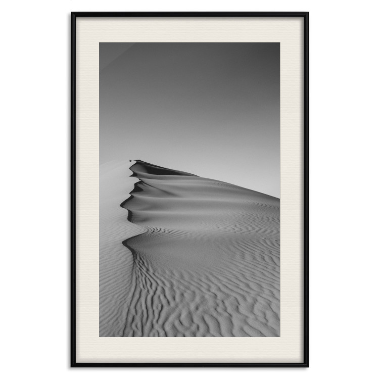 Wall Poster Desert in Morocco - black and white landscape amid hot sands 116504 additionalImage 18