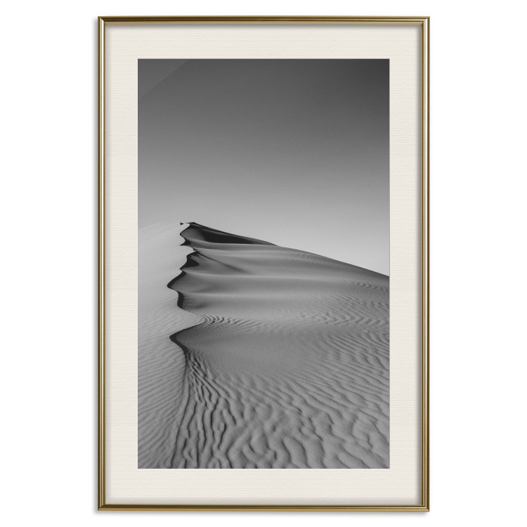 Wall Poster Desert in Morocco - black and white landscape amid hot sands 116504 additionalImage 19
