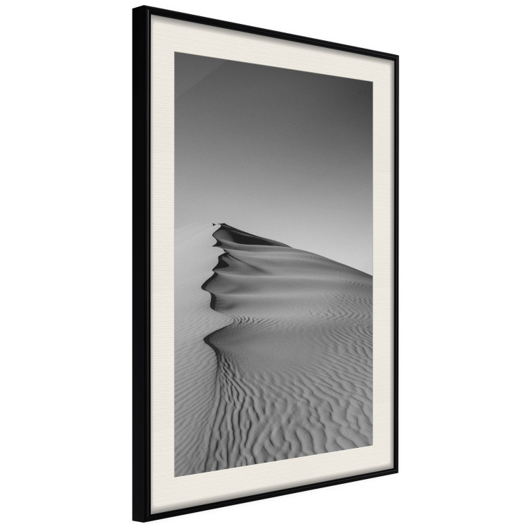 Wall Poster Desert in Morocco - black and white landscape amid hot sands 116504 additionalImage 3