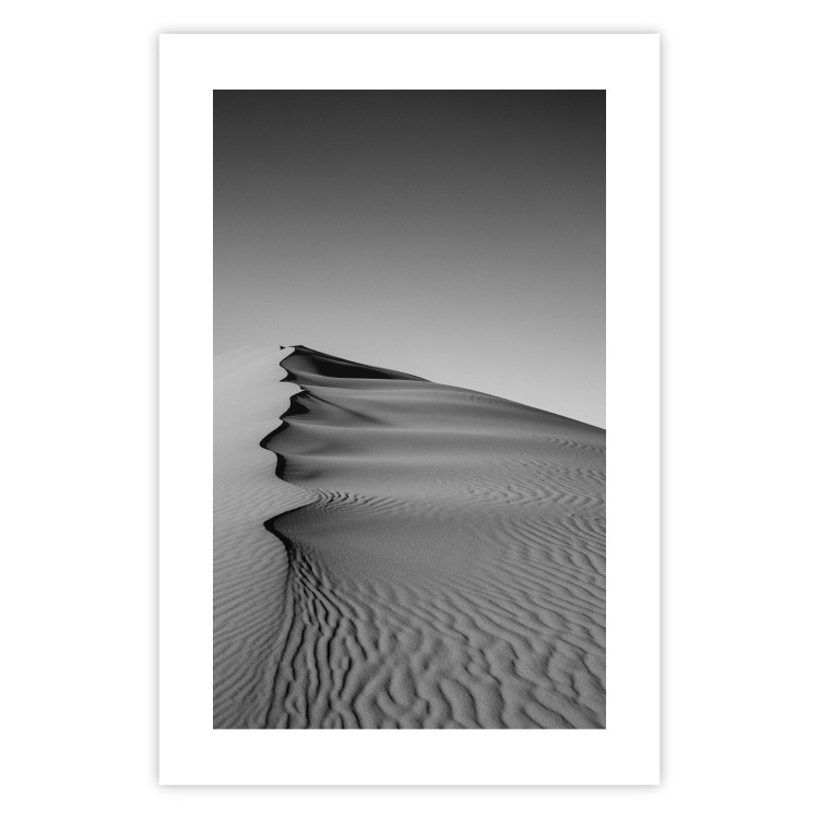 Wall Poster Desert in Morocco - black and white landscape amid hot sands 116504 additionalImage 19