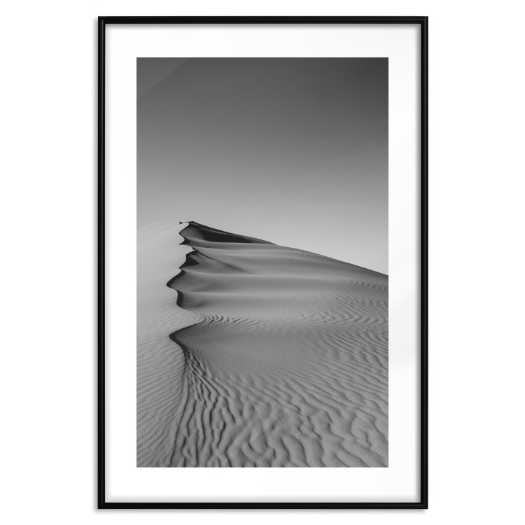 Wall Poster Desert in Morocco - black and white landscape amid hot sands 116504 additionalImage 15