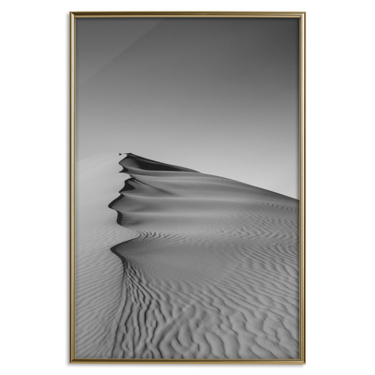 Wall Poster Desert in Morocco - black and white landscape amid hot sands 116504 additionalImage 20