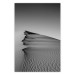 Wall Poster Desert in Morocco - black and white landscape amid hot sands 116504