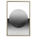 Poster Partial Eclipse - simple black and white geometric composition 116604 additionalThumb 26