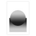 Poster Partial Eclipse - simple black and white geometric composition 116604 additionalThumb 18