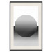 Poster Partial Eclipse - simple black and white geometric composition 116604 additionalThumb 17