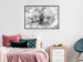 Wall Poster Geometric Bouquet - black and white unique abstraction in lily flowers 117204 additionalThumb 5