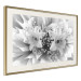 Wall Poster Geometric Bouquet - black and white unique abstraction in lily flowers 117204 additionalThumb 2