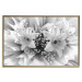 Wall Poster Geometric Bouquet - black and white unique abstraction in lily flowers 117204 additionalThumb 16