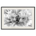 Wall Poster Geometric Bouquet - black and white unique abstraction in lily flowers 117204 additionalThumb 18