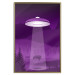 Wall Poster Abduction - purple fantasy with a spaceship and animals 118004 additionalThumb 19