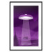Wall Poster Abduction - purple fantasy with a spaceship and animals 118004 additionalThumb 20