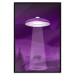 Wall Poster Abduction - purple fantasy with a spaceship and animals 118004 additionalThumb 24