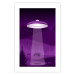 Wall Poster Abduction - purple fantasy with a spaceship and animals 118004 additionalThumb 18