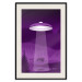 Wall Poster Abduction - purple fantasy with a spaceship and animals 118004 additionalThumb 21