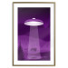 Wall Poster Abduction - purple fantasy with a spaceship and animals 118004 additionalThumb 23
