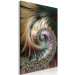 Canvas Art Print Infinity of Spirals (1-part) - Abstract Background of Colors 122604 additionalThumb 2