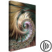 Canvas Art Print Infinity of Spirals (1-part) - Abstract Background of Colors 122604 additionalThumb 6