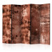 Room Separator Brown Concrete II - brown concrete texture with an uneven background 123004