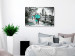 Canvas Art Print Walk in London (1 Part) Wide Turquoise 123104 additionalThumb 3