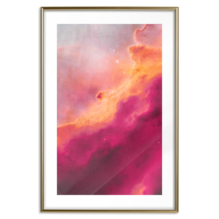 Poster Pink Nebula - abstract sky landscape with colorful cloud background 123204 additionalImage 14