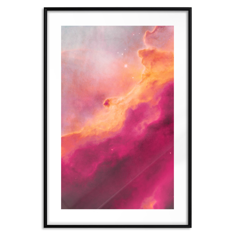 Poster Pink Nebula - abstract sky landscape with colorful cloud background 123204 additionalImage 20