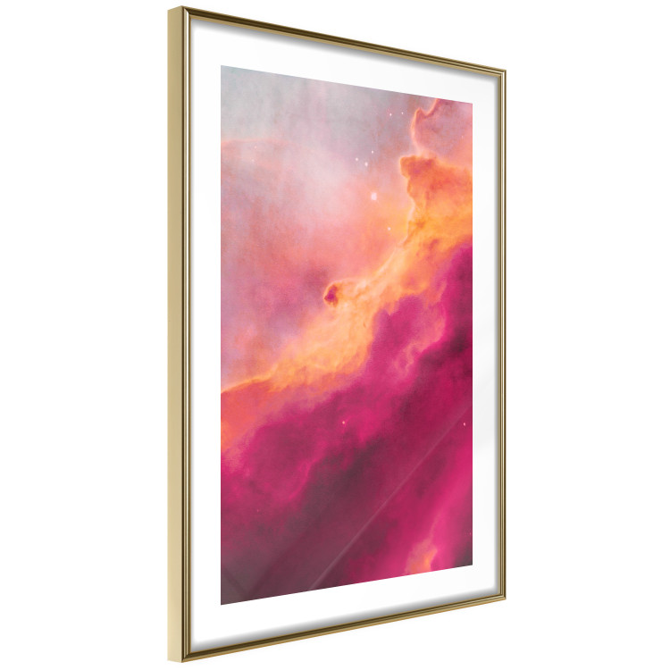 Poster Pink Nebula - abstract sky landscape with colorful cloud background 123204 additionalImage 6