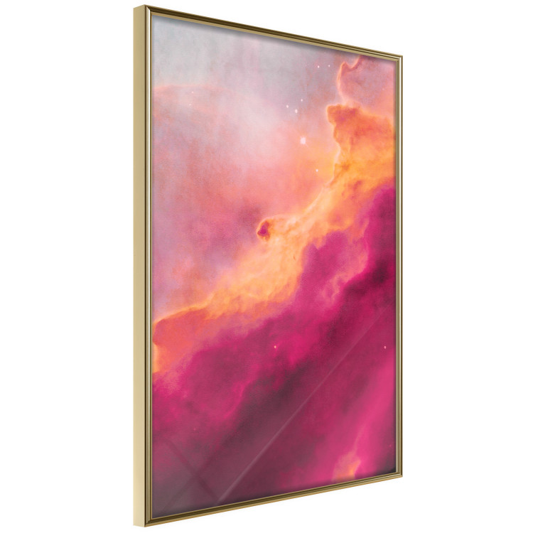 Poster Pink Nebula - abstract sky landscape with colorful cloud background 123204 additionalImage 12