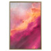 Poster Pink Nebula - abstract sky landscape with colorful cloud background 123204 additionalThumb 19
