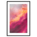 Poster Pink Nebula - abstract sky landscape with colorful cloud background 123204 additionalThumb 20