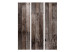 Room Separator Nailed Boards (3-piece) - brown wooden texture background 124304 additionalThumb 3