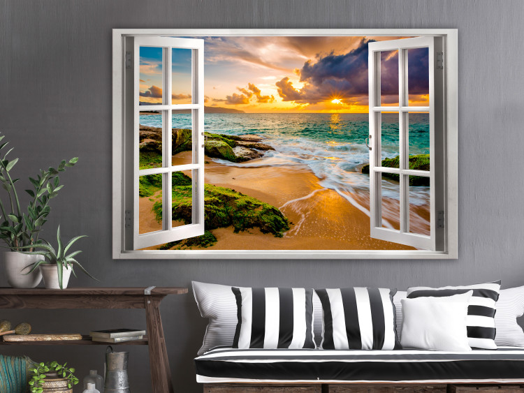 Canvas Art Print Last Day of Vacation (1 Part) Wide 125004 additionalImage 3