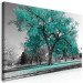 Large canvas print Autumn in the Park (Turquoise) II [Large Format] 125604 additionalThumb 2