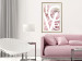 Poster Love - Letters - white inscriptions on background of pink flowers 127904 additionalThumb 22