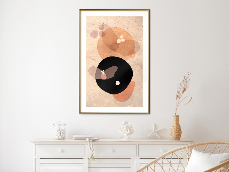 Wall Poster Moonlit Butterfly - abstract shapes resembling butterflies and the moon 129804 additionalImage 13