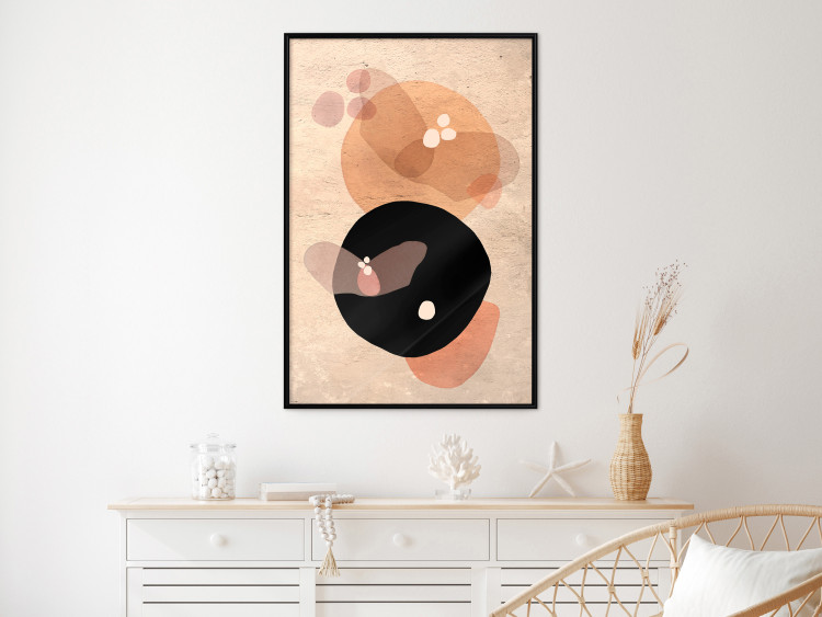 Wall Poster Moonlit Butterfly - abstract shapes resembling butterflies and the moon 129804 additionalImage 4
