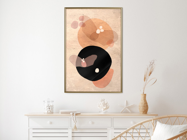 Wall Poster Moonlit Butterfly - abstract shapes resembling butterflies and the moon 129804 additionalImage 5