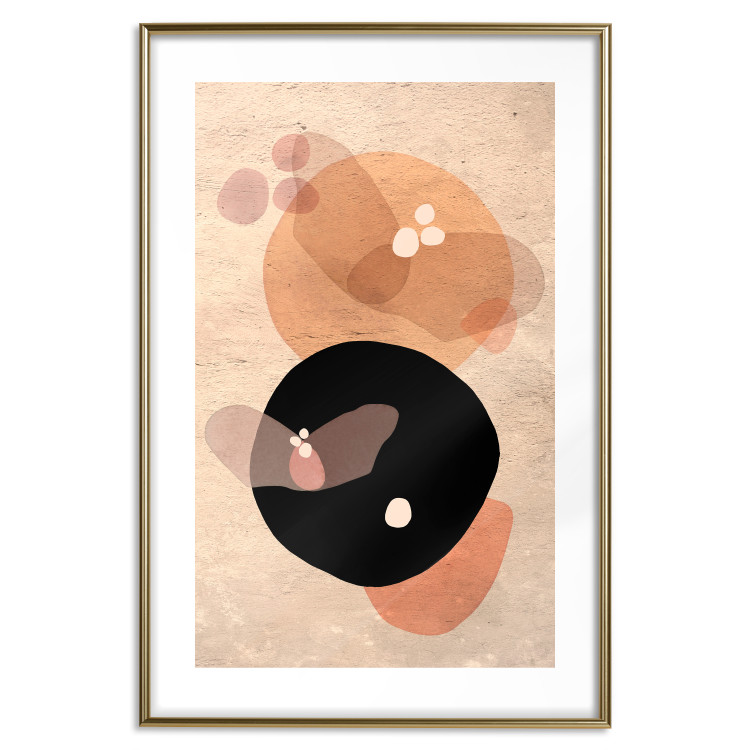 Wall Poster Moonlit Butterfly - abstract shapes resembling butterflies and the moon 129804 additionalImage 14