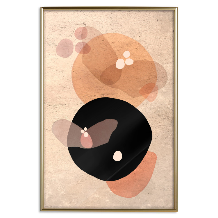 Wall Poster Moonlit Butterfly - abstract shapes resembling butterflies and the moon 129804 additionalImage 17