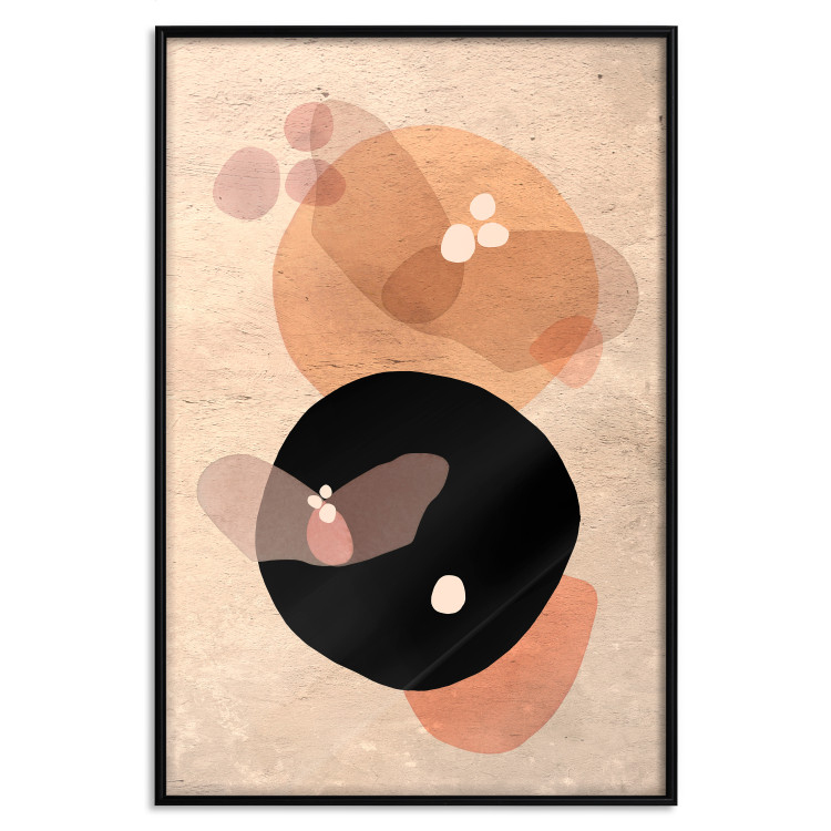 Wall Poster Moonlit Butterfly - abstract shapes resembling butterflies and the moon 129804 additionalImage 16
