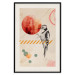 Wall Poster Bird Mail - bird and geometric figures in an abstract motif 131804 additionalThumb 25