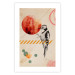 Wall Poster Bird Mail - bird and geometric figures in an abstract motif 131804 additionalThumb 17