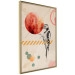 Wall Poster Bird Mail - bird and geometric figures in an abstract motif 131804 additionalThumb 14