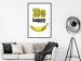 Wall Poster Happy Banana - English text and a yellow fruit on a white background 132204 additionalThumb 4