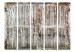 Room Separator Whispers of Doors II (5-piece) - composition with old light wood 133004 additionalThumb 3