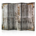 Room Separator Whispers of Doors II (5-piece) - composition with old light wood 133004