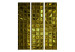 Room Separator Golden Glow (3-piece) - elegant mosaic of shiny tiles 133204 additionalThumb 3