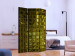 Room Separator Golden Glow (3-piece) - elegant mosaic of shiny tiles 133204 additionalThumb 2