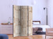 Room Divider Screen Industrial Dream (3-piece) - beige geometric composition 133504 additionalThumb 2